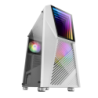 Mars Gaming MC777, Caja de ordenador ATX, Iluminación ARGB, Blanco