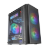 Mars Gaming MC300 Caja PC Micro ATX Cristal Templado 3xVentilador FRGB Negro