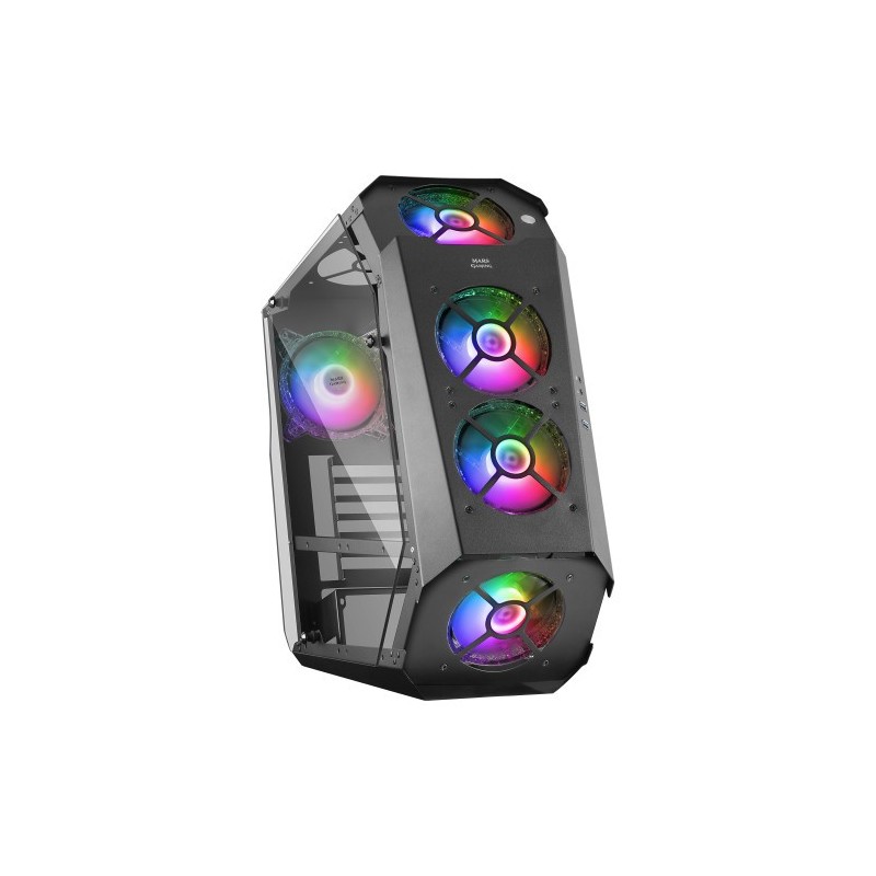 Mars Gaming MC51 Caja PC Gaming ATX Doble Cristal Templado 5xVentilador RGB Negro