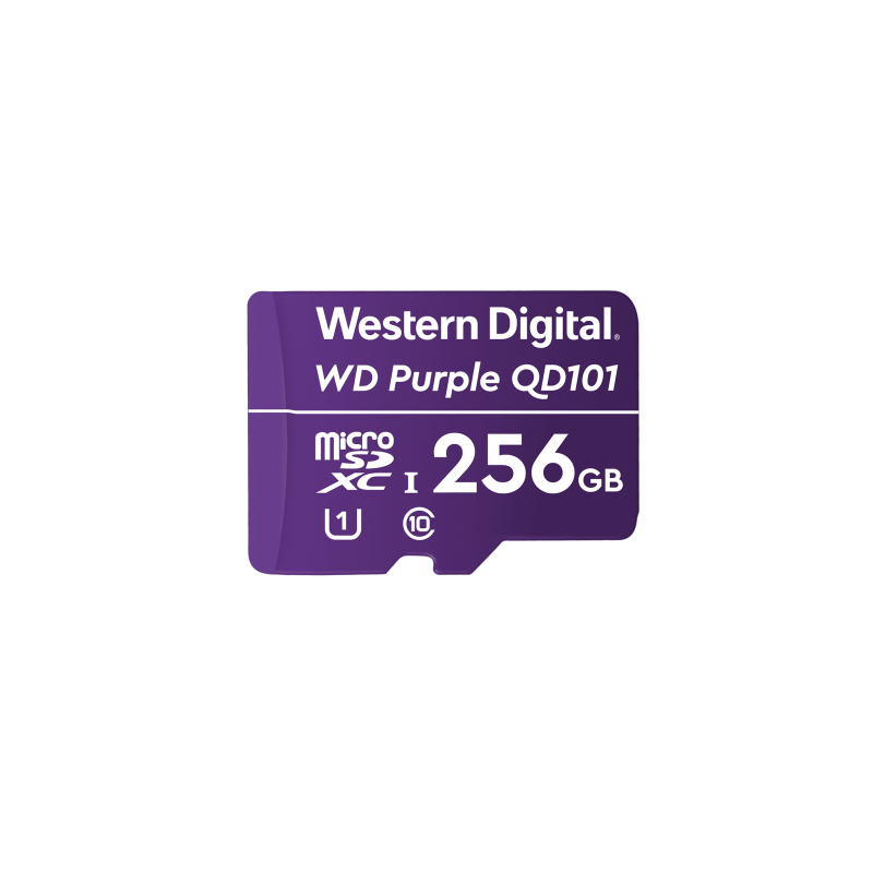 Western Digital WD Purple SC QD101 memoria flash 256 GB MicroSDXC Clase 10