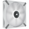 Corsair ML140 LED ELITE Carcasa del ordenador Ventilador 14 cm Blanco 1 pieza(s)