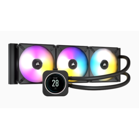 Corsair Wasserkühler ICue H150i Elite LCD Procesador All-in-one liquid cooler Negro