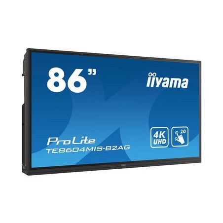 iiyama TE8604MIS-B2AG pizarra y accesorios interactivos 2,18 m (86") 3840 x 2160 Pixeles Pantalla táctil Negro HDMI