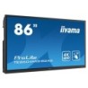 iiyama TE8604MIS-B2AG pizarra y accesorios interactivos 2,18 m (86") 3840 x 2160 Pixeles Pantalla táctil Negro HDMI
