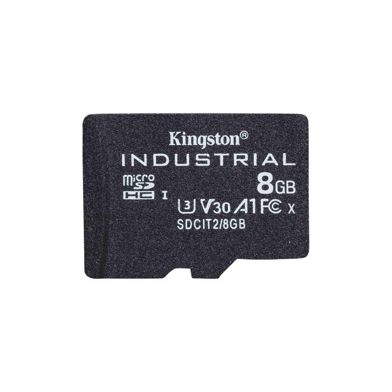 Kingston Technology Industrial 8 GB MicroSDHC UHS-I Clase 10