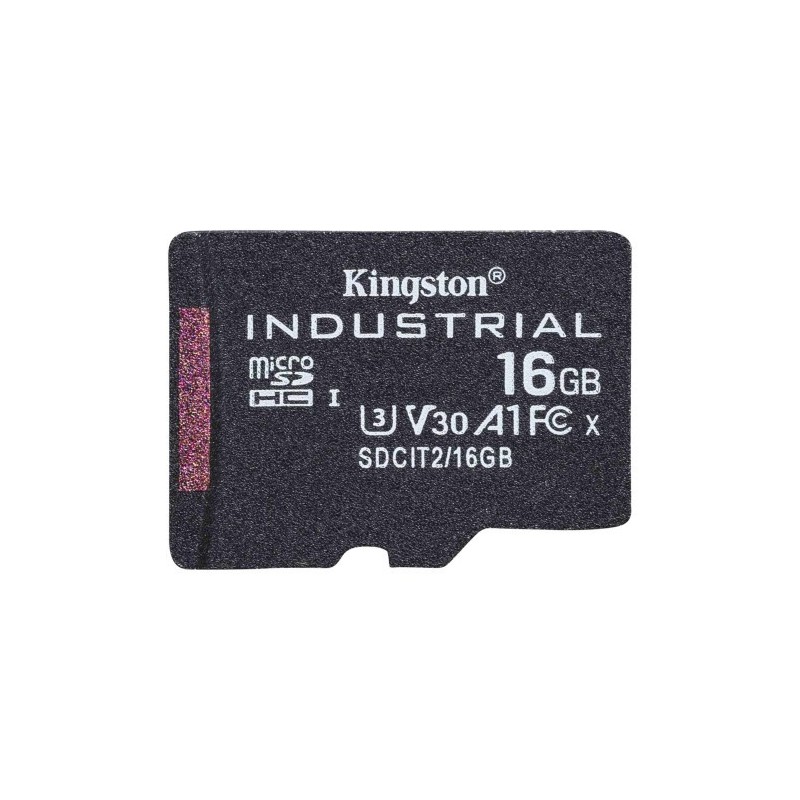 Kingston Technology Industrial 16 GB MicroSDHC UHS-I Clase 10