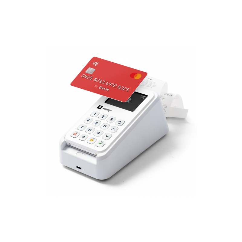 SumUp 3G+ Payment Kit lector de tarjeta inteligente Interior / exterior Wi-Fi + 3G Blanco