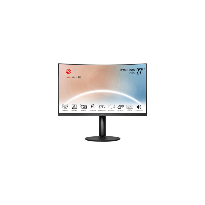 MSI Modern MD271CP 68,6 cm (27") 1920 x 1080 Pixeles Full HD Negro