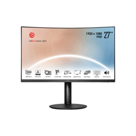 MSI Modern MD271CP 68,6 cm (27") 1920 x 1080 Pixeles Full HD Negro