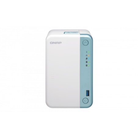 QNAP TS-251D J4005 Ethernet Tower Blanco NAS