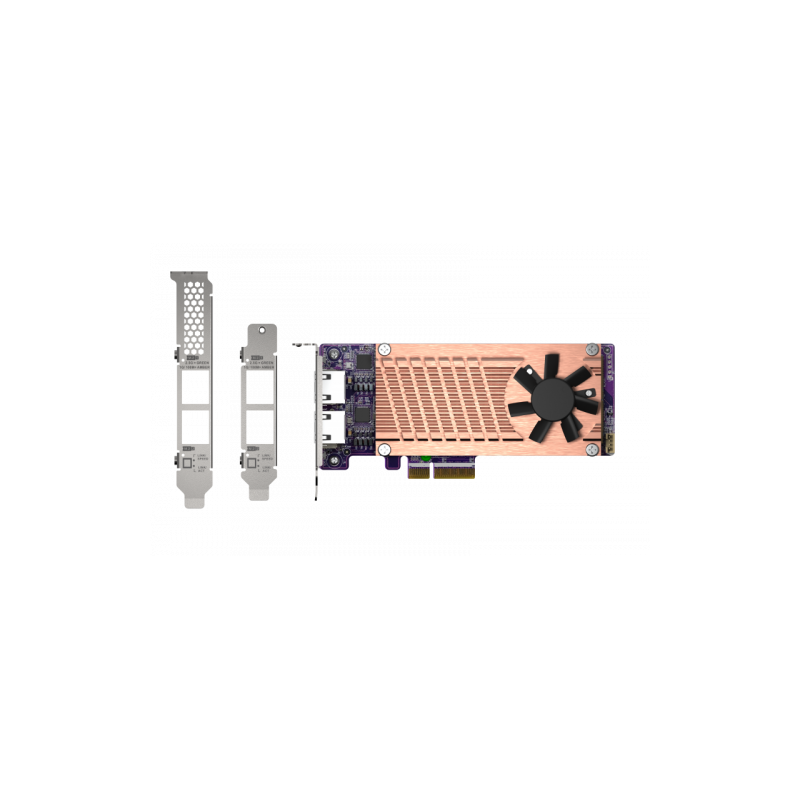 QNAP QM2-2P2G2T adaptador y tarjeta de red Interno Ethernet 2500 Mbit/s