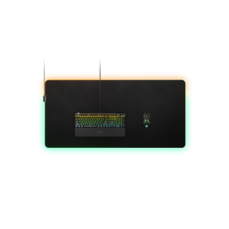 Steelseries QcK Prism Cloth Alfombrilla de ratón para juegos Negro