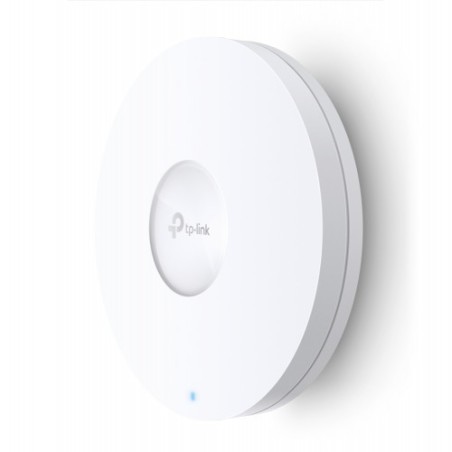 TP-LINK AX3600 CEILING MOUNT DUAL-BAND WI-FI 6 ACCESS POINT, 1X2.5GBPS RJ45 PORT, 1148MBPS AT, 2.4 GHZ + 2402 MBSP AT 5 GHZ, HIGH DENSITY CONNECTIVITY, 802.3AT POE,8XINTERNAL ANTENNAS, MU-MIMO, SEAMLESS ROAMING, BAND STEERING, BEAMFORMING, OMADA