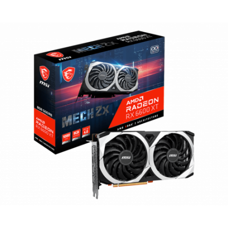 MSI RX 6600 XT MECH 2X 8G OC tarjeta gráfica AMD Radeon RX 6600 XT 8 GB GDDR6