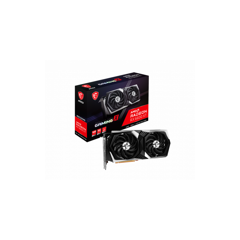 MSI RX 6600 XT GAMING X 8G tarjeta gráfica AMD Radeon RX 6600 XT 8 GB GDDR6