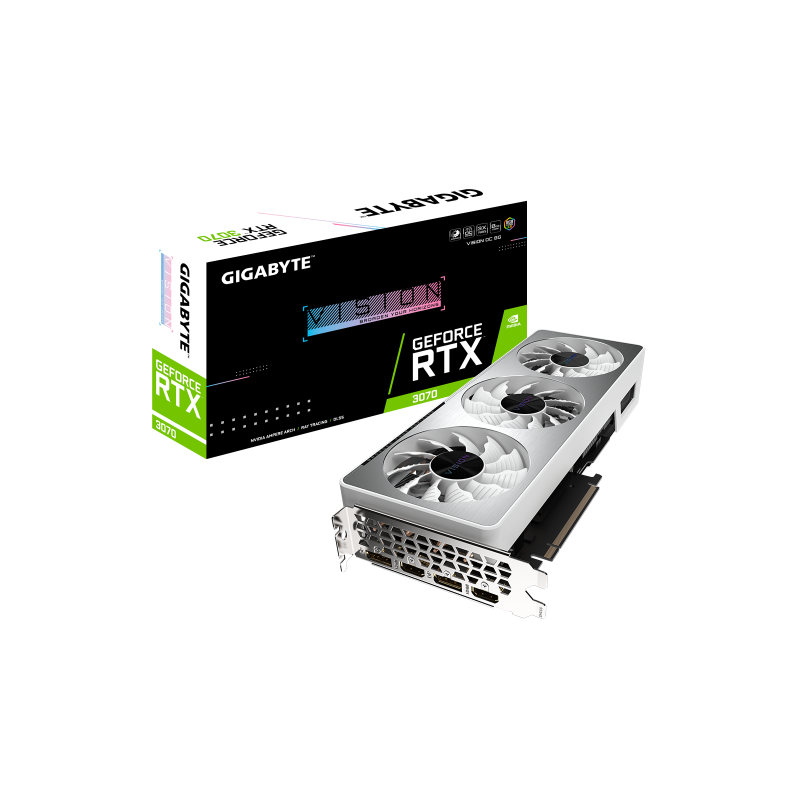Gigabyte GeForce RTX 3070 VISION OC 8G (rev. 2.0) NVIDIA 8 GB GDDR6(NO VALIDO PARA MINERIA)