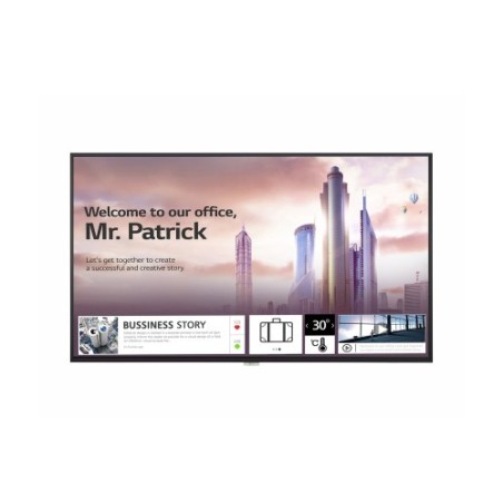 LG UH5F Pantalla plana para señalización digital 139,7 cm (55") IPS 4K Ultra HD Negro Procesador incorporado Web OS