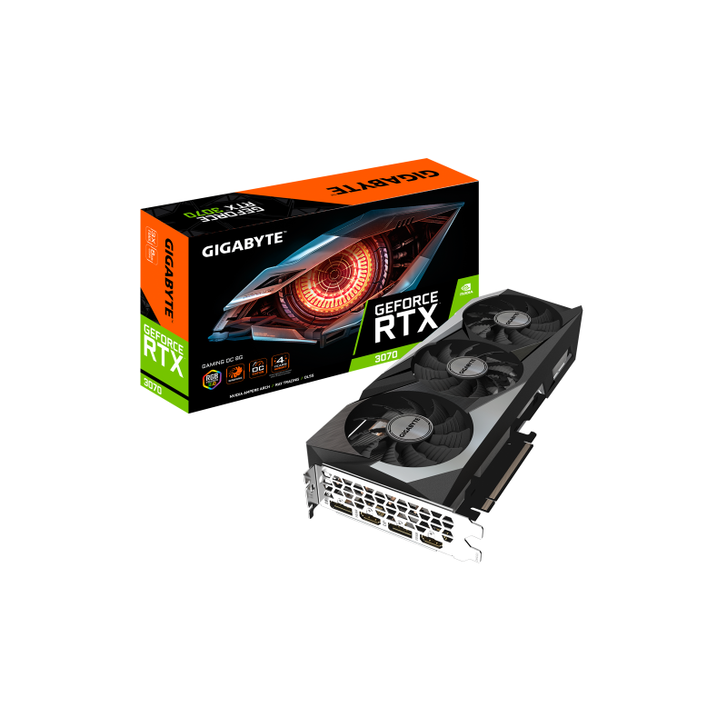 Gigabyte GeForce RTX 3070 GAMING OC 8G (rev. 2.0) NVIDIA 8 GB GDDR6(NO VALIDO PARA MINERIA)
