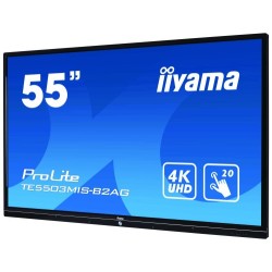 iiyama TE5503MIS-B2AG pizarra y accesorios interactivos 139,7 cm (55") 3840 x 2160 Pixeles Pantalla táctil Negro