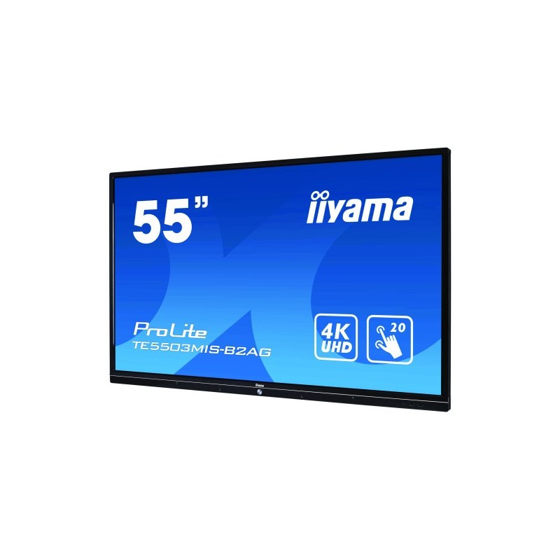 iiyama TE5503MIS-B2AG pizarra y accesorios interactivos 139,7 cm (55") 3840 x 2160 Pixeles Pantalla táctil Negro