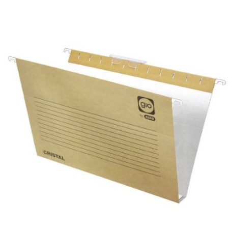 CARPETA COLGANTE CAJÓN VISOR CORTO CRISTAL A4 LOMO 15 K. BICOLOR GIO 400021941
