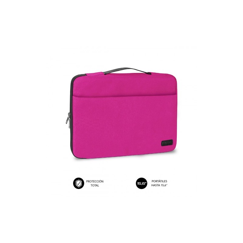 SUBBLIM Funda Ordenador Elegant Laptop Sleeve 15,6" Pink