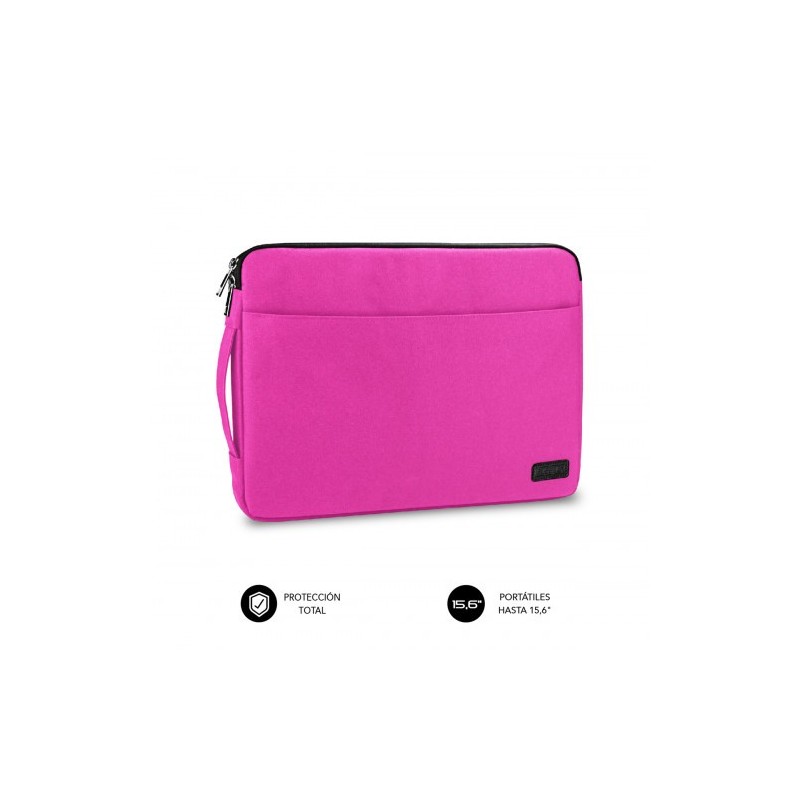 SUBBLIM Funda Ordenador Urban Laptop Sleeve 15,6" Pink