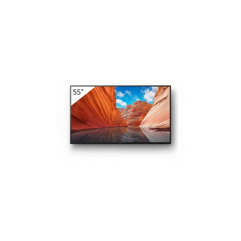 Sony FWD-55X80J pantalla de señalización Pantalla plana para señalización digital 139,7 cm (55") LED 4K Ultra HD Negro Android 10