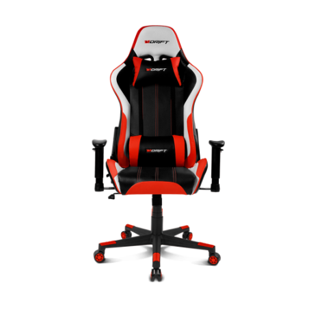 DRIFT DR175 Silla para videojuegos universal Asiento acolchado Negro, Rojo, Blanco