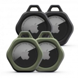 APPLE AIRTAGS SCOUT - BLACK/OLIVE - 4 PACK