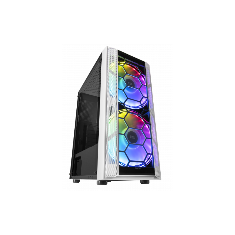 Mars Gaming MC500W Carcasa de Ordenador 2 Ventiladores FRGB Blanca