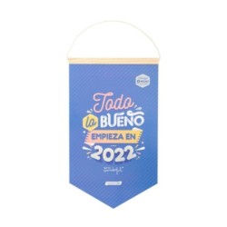 CALENDARIO 2022 PARED "TODO LO BUENO EMPIEZA EN 2022" MR.WONDERFUL WOA11295ES