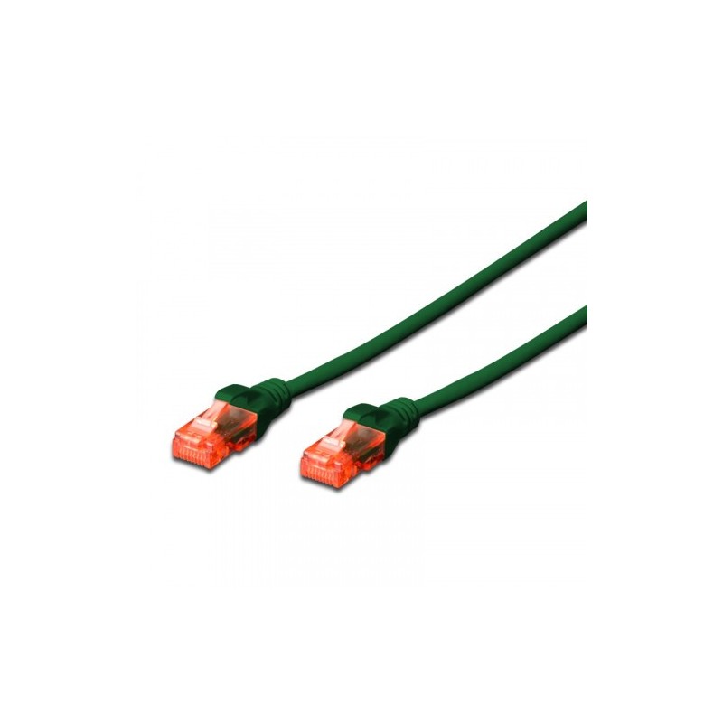 Ewent EW-6U-005 cable de red Verde 0,5 m Cat6 U/UTP (UTP)
