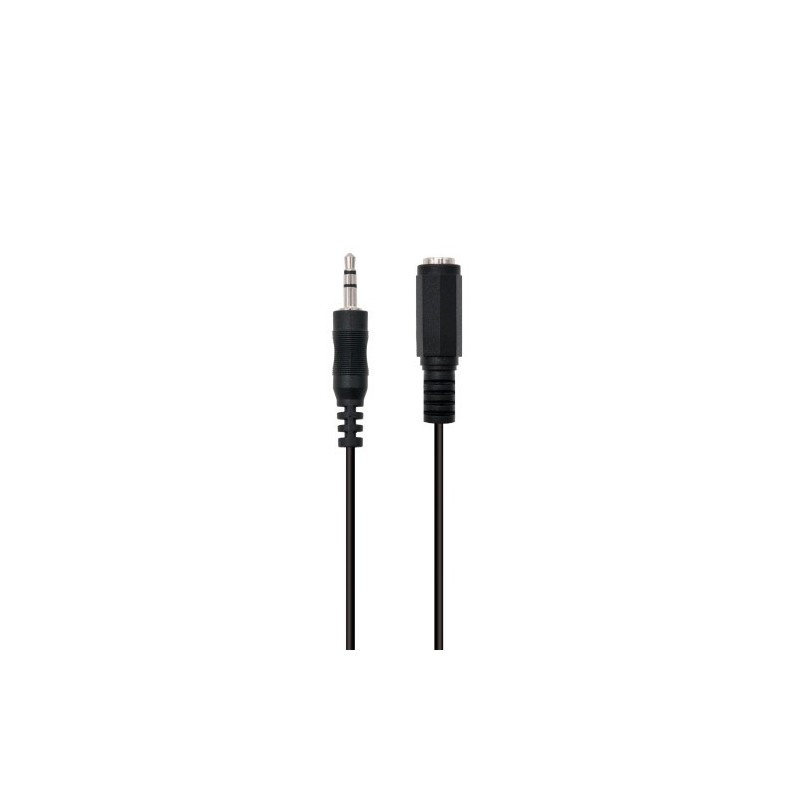Ewent EC1652 cable de audio 5 m 3,5mm Negro