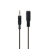 Ewent EC1652 cable de audio 5 m 3,5mm Negro