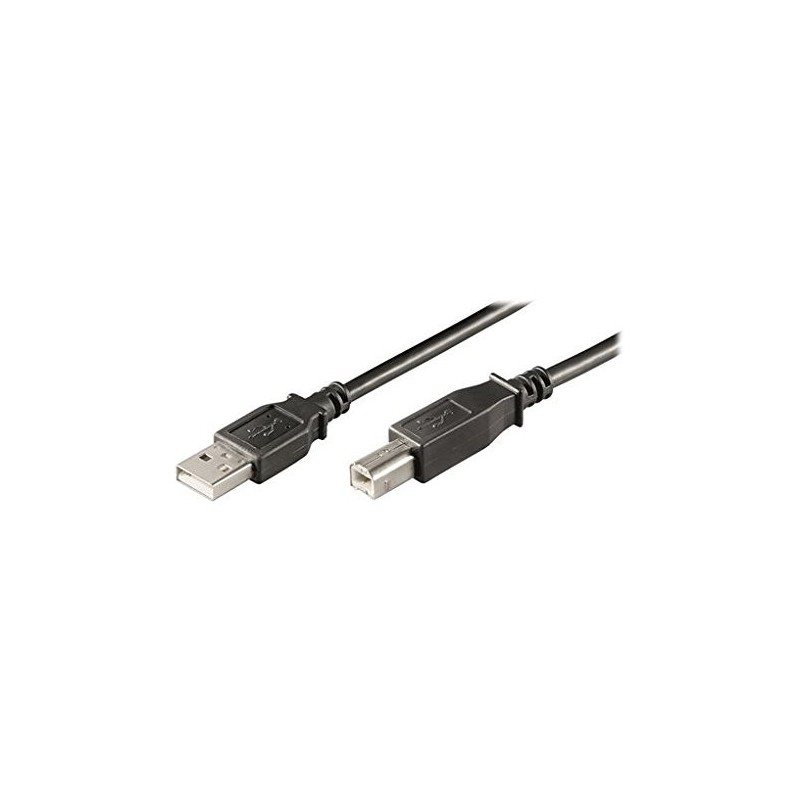 Ewent EW-UAB-010 cable USB 1 m USB 2.0 USB B USB A Negro