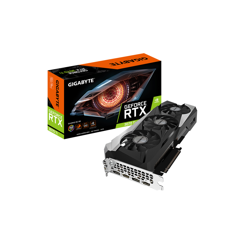 Gigabyte GV-N307TGAMING OC-8GD tarjeta gráfica NVIDIA GeForce RTX 3070 Ti 8 GB GDDR6X