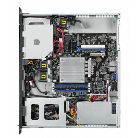 ASUS RS100-E10-PI2 Intel C242 LGA 1151 (Zócalo H4) Bastidor (1U) Negro, Metálico