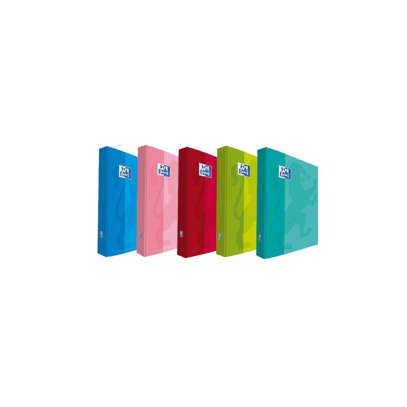 CARPETA DE ANILLAS 2X40 TAPA EXTRADURA A4+ COLORES SURTIDOS SCHOOL OXFORD 400111622