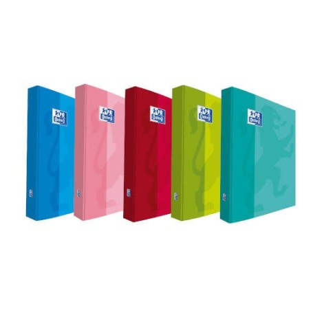 CARPETA DE ANILLAS 2X40 TAPA EXTRADURA A4+ COLORES SURTIDOS SCHOOL OXFORD 400111622