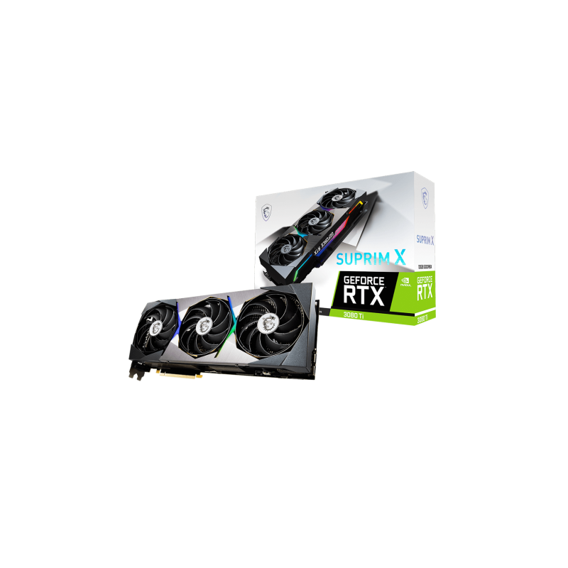MSI GeForce RTX 3080 Ti SUPRIM X 12G NVIDIA 12 GB GDDR6X