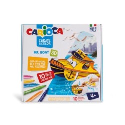 SET CREATE & COLOR MR. BOAT 3D CARIOCA 42905