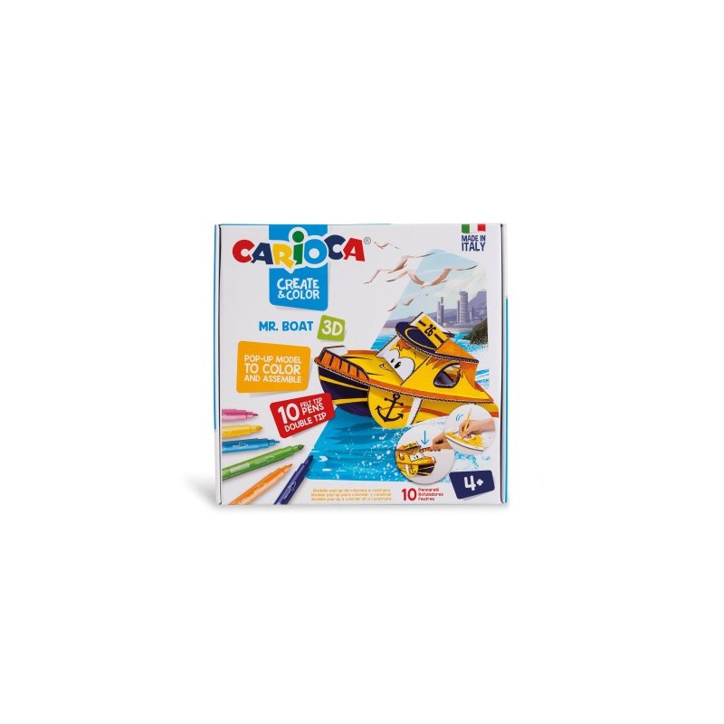 SET CREATE & COLOR MR. BOAT 3D CARIOCA 42905
