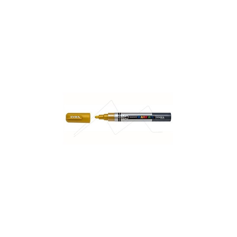MARCADOR PERMANENTE MARK ALL ORO 8 MM LYRA GROOVE L6830250