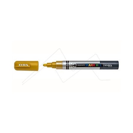 MARCADOR PERMANENTE MARK ALL ORO 8 MM LYRA GROOVE L6830250