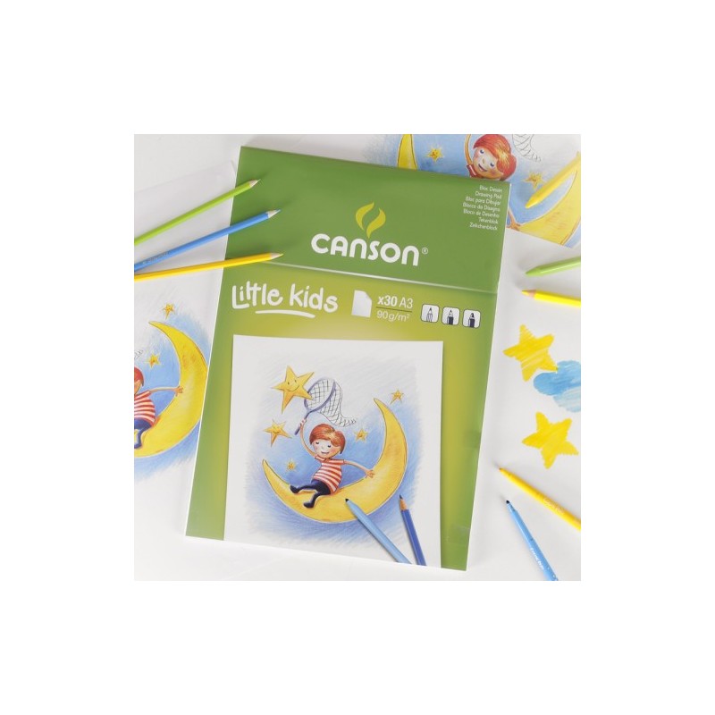 Canson Bloc de dibujo para niños Art Craft