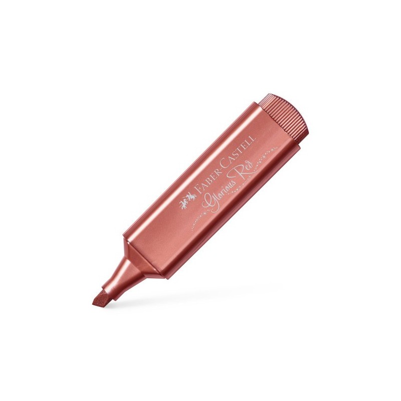 Faber-Castell Textliner 46 marcador 1 pieza(s) Rojo metalizado