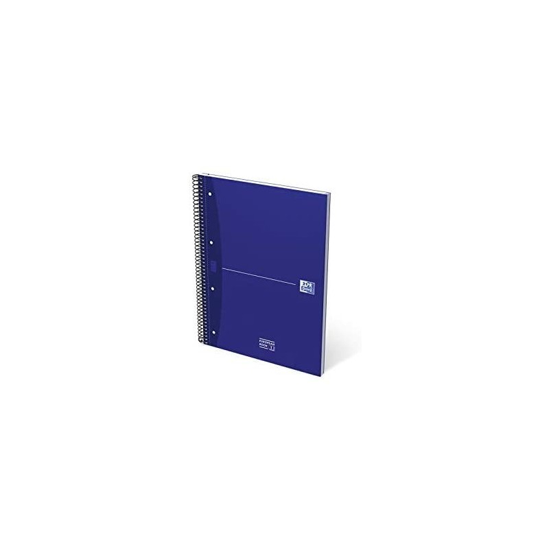 CUADERNO EUROPEANBOOK 1 TAPA EXTRADURA A4+ 80 HOJAS 5X5 COLOR AZUL ESSENTIALS OXFORD 100430421