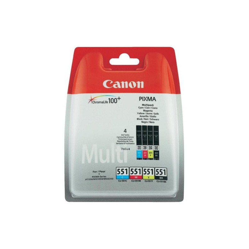 CANON CARTUCHO CLI-551 MULTIPACK