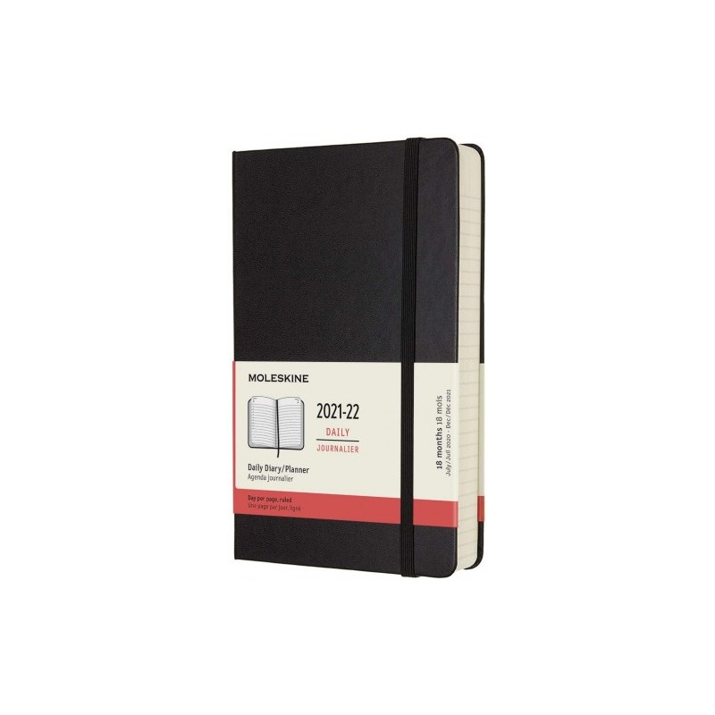 AGENDA 18 MESES SEMANAL 2021-2022 L NEGRA TAPA BLANDA MOLESKINE DSB18WN3Y22